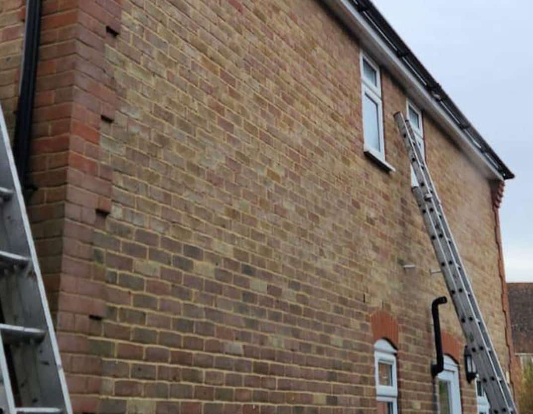 [Location] roofing and guttering ladder