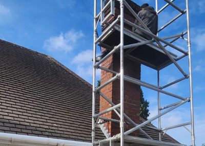 claygate roofing and guttering scaffolding