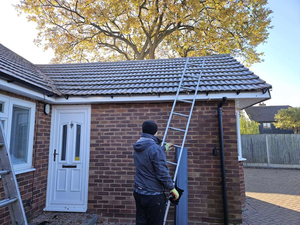 new gutter installation by Roofing and Guttering
